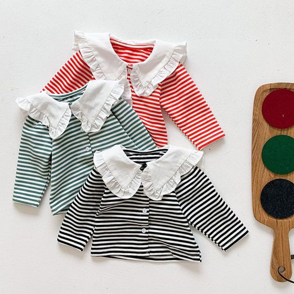 spring autumn kids girl long sleeve stripe t-shirt infant baby girl newborn lace collar t-shirt clothes baby girl t-shirt, Blue
spring autumn kids girl long sleeve stripe t-shirt infant baby girl newborn lace collar t-shirt clothes baby girl t-shirt, Blue