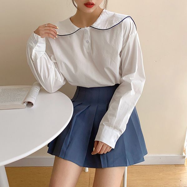 2 colors autumn preppy style long sleeve shirts women spring all-match casual blouse shirt coat female blusas (f4038) 210423, White
2 colors autumn preppy style long sleeve shirts women spring all-match casual blouse shirt coat female blusas (f4038) 210423, White