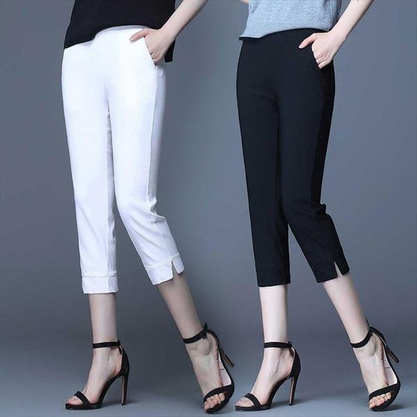 summer casual thin fashion slim womens pants office high waist pencil black white plus size 4xl
summer casual thin fashion slim womens pants office high waist pencil black white plus size 4xl