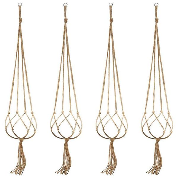 plant hanger flowerpot rope hangers indoor or outdoor decorations 121.9 cm 4 medium size jute suspension, nets planters & pots
plant hanger flowerpot rope hangers indoor or outdoor decorations 121.9 cm 4 medium size jute suspension, nets planters & pots