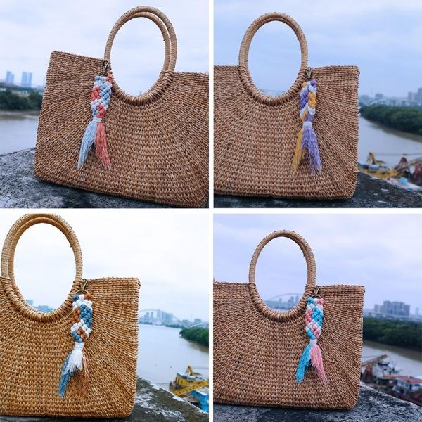 keychains hand-woven school bag pendant creative colorful nordic style mer-maid key chain rope woven female, Silver
keychains hand-woven school bag pendant creative colorful nordic style mer-maid key chain rope woven female, Silver