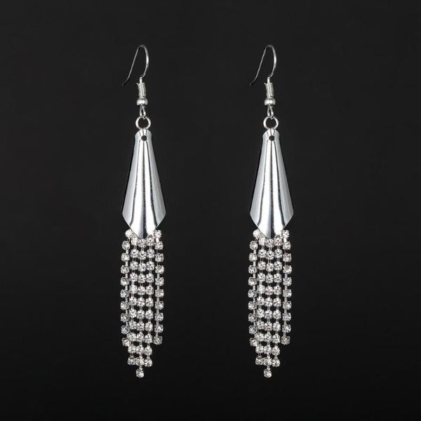 dangle & chandelier exaggeration shining geometric rhinestone crystal long tassel drop earrings for women party engagement bridal jewelry, Silver
dangle & chandelier exaggeration shining geometric rhinestone crystal long tassel drop earrings for women party engagement bridal jewelry, Silver