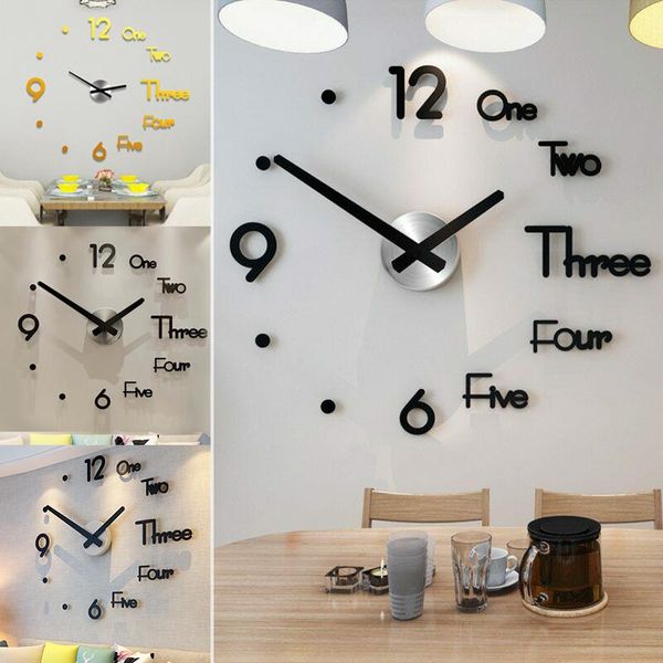 wall clocks diy large clock 3d sticker modern design decorative for home decoration dc156
wall clocks diy large clock 3d sticker modern design decorative for home decoration dc156