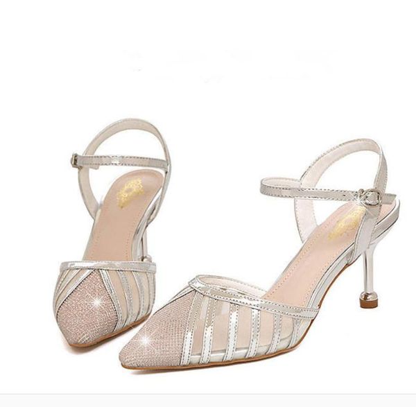 dress shoes 2021 summer high fine heel women's sandals big size 34--40, Black
dress shoes 2021 summer high fine heel women's sandals big size 34--40, Black