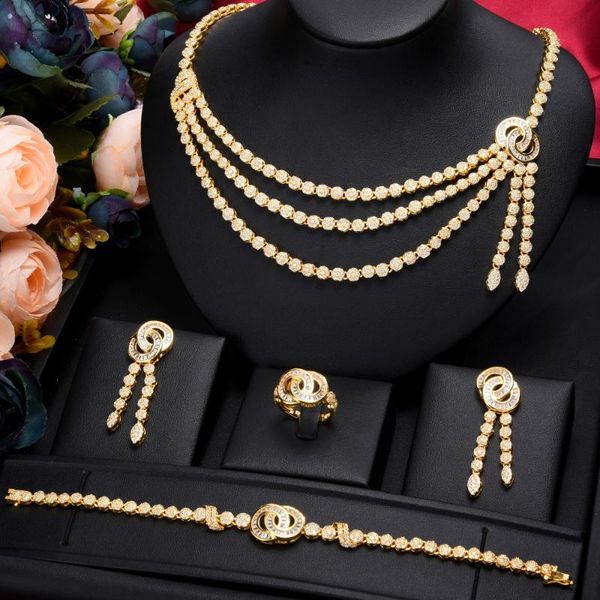 earrings & necklace missvikki luxury gorgeous 3 layers tassel jewelry set women wedding sparkly, Silver
earrings & necklace missvikki luxury gorgeous 3 layers tassel jewelry set women wedding sparkly, Silver