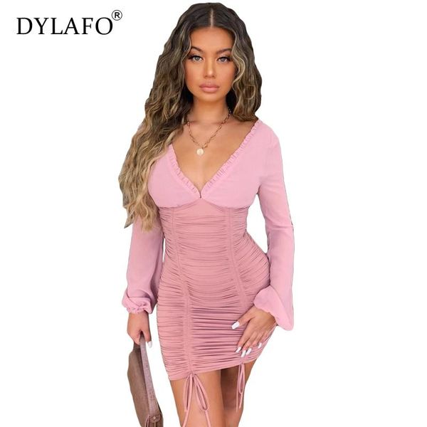 casual dresses chiffon summer autumn dress women 2021 long sleeve slim elastic bodycon bandage short pleated party, Black;gray
casual dresses chiffon summer autumn dress women 2021 long sleeve slim elastic bodycon bandage short pleated party, Black;gray