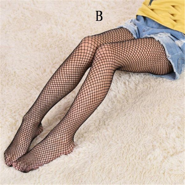 

footies 1pc fashion kids girl lace fishnet stockings black pantyhose mesh tights ripped jeans net grid, Blue