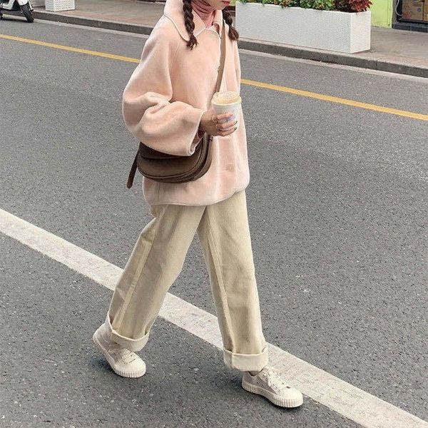 qweek pink corduroy pants women high waist winter jokers wide leg pants plus size loose black trousers women korean style 210319, Black;white
qweek pink corduroy pants women high waist winter jokers wide leg pants plus size loose black trousers women korean style 210319, Black;white