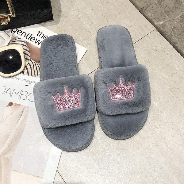 womens plush fur slippers winter shoes women big size home slipper pantufa indoor warm fluffy cotton, Black
womens plush fur slippers winter shoes women big size home slipper pantufa indoor warm fluffy cotton, Black