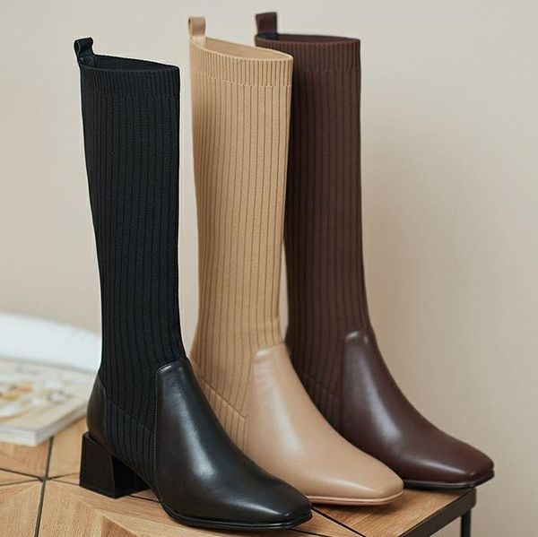 boots women over knee autumn shoes round toe boots-women over-the-knee rubber low mid calf stockings ladies high heel, Black
boots women over knee autumn shoes round toe boots-women over-the-knee rubber low mid calf stockings ladies high heel, Black