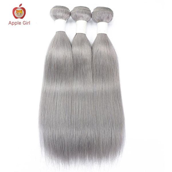 human hair bulks silver gray color straight bundles remy brazilian 1 or 3 4 bundle weave from 12 to 30 inch, Black
human hair bulks silver gray color straight bundles remy brazilian 1 or 3 4 bundle weave from 12 to 30 inch, Black