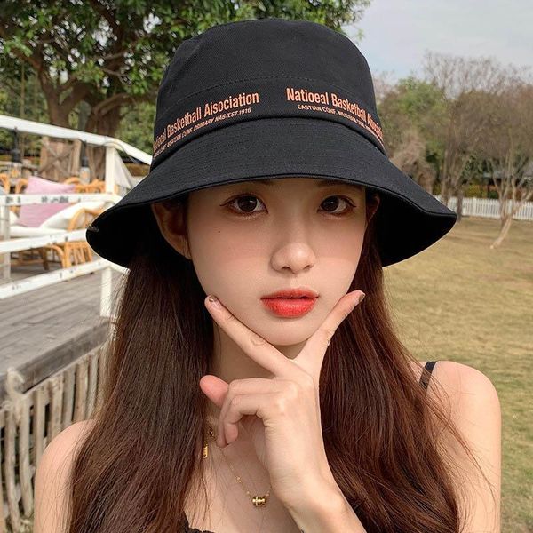 wide brim hats 2021 letters embroidered reversible bucket for women panama hat bonnet caps men summer sun cap sombreros de mujer, Blue;gray
wide brim hats 2021 letters embroidered reversible bucket for women panama hat bonnet caps men summer sun cap sombreros de mujer, Blue;gray