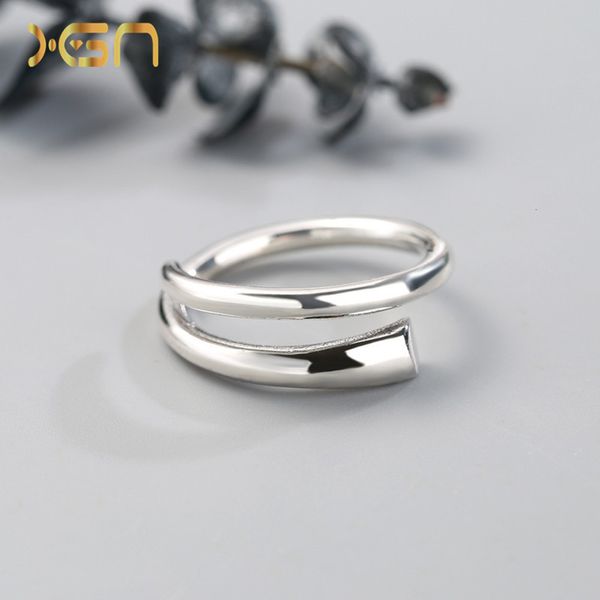 s925 sterling silver double stripe for women's simple fashion cross niche design hip hop index finger ring, Black
s925 sterling silver double stripe for women's simple fashion cross niche design hip hop index finger ring, Black