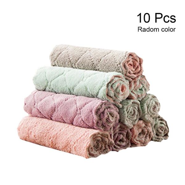 cleaning cloths 10pcs double-sided strong absorbent rags household dishwashing home kitchen decoration random color
cleaning cloths 10pcs double-sided strong absorbent rags household dishwashing home kitchen decoration random color