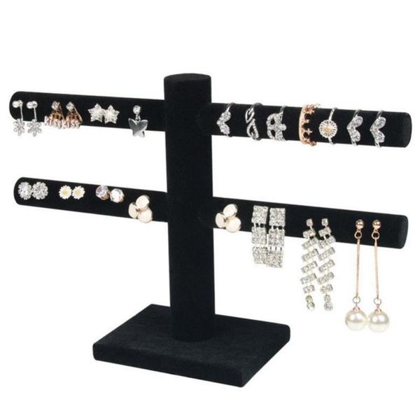 jewelry pouches, bags 50% 2 tier t-bar velvet stand earrings necklaces organizer display holder, Pink;blue
jewelry pouches, bags 50% 2 tier t-bar velvet stand earrings necklaces organizer display holder, Pink;blue