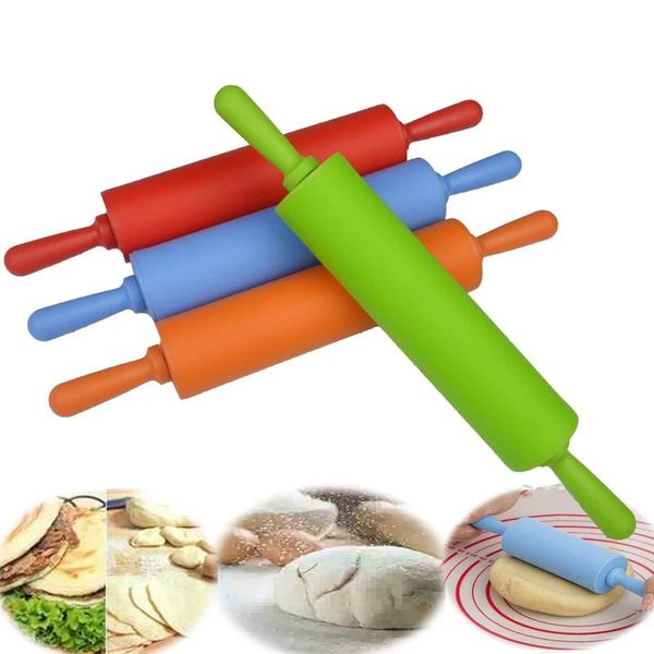 rolling pins & pastry boards 23/30/43.5cm silicone dough roller middle size non-stick fondant pin colorful tool flour kitchen
rolling pins & pastry boards 23/30/43.5cm silicone dough roller middle size non-stick fondant pin colorful tool flour kitchen