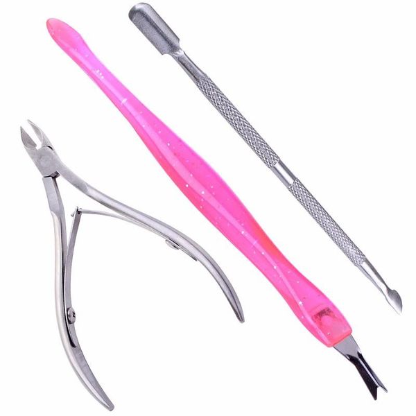nail art kits belen 3pcs set manicure tools stainless steel cuticle spoon pusher nipper gel polish tool kit
nail art kits belen 3pcs set manicure tools stainless steel cuticle spoon pusher nipper gel polish tool kit