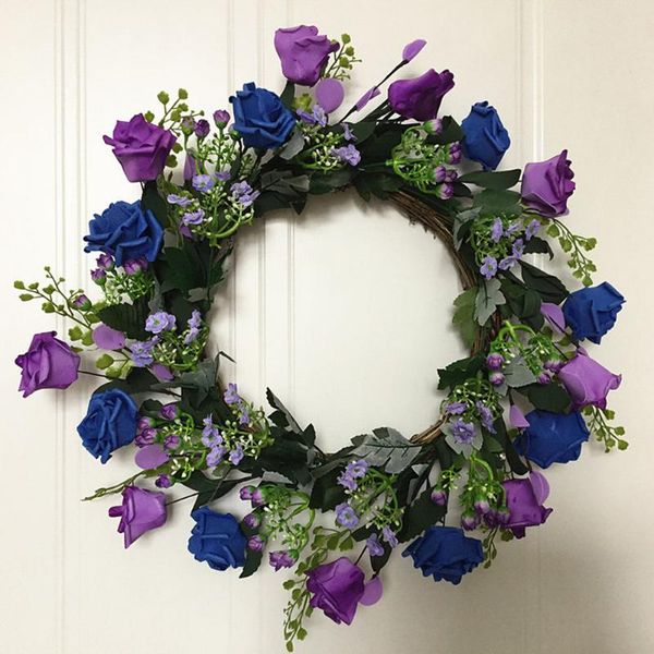 decorative flowers & wreaths 46cm simulation rose wreath party decoration hanging decor wall lintel window ornament po prop
decorative flowers & wreaths 46cm simulation rose wreath party decoration hanging decor wall lintel window ornament po prop