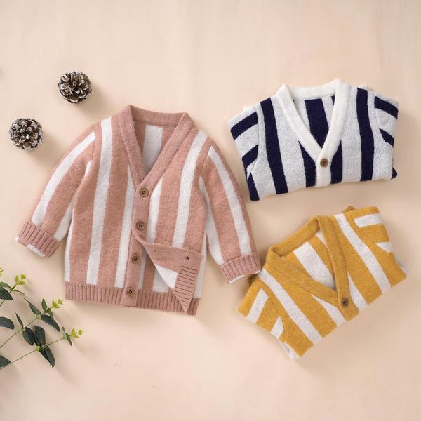 jackets spring autumn toddler knitted cardigan baby boys girls double color stripes long sleeve single-breasted outwear warm winter, Blue;gray
jackets spring autumn toddler knitted cardigan baby boys girls double color stripes long sleeve single-breasted outwear warm winter, Blue;gray