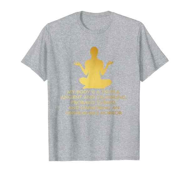 my body is a temple ancient and crumbling funny gift idea t-shirt, White;black
my body is a temple ancient and crumbling funny gift idea t-shirt, White;black