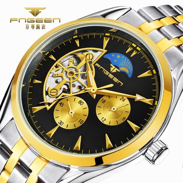 men watch skeleton automatic mechanical waterproof business male watches man wrist relogio masculino wristwatches, Slivery;brown
men watch skeleton automatic mechanical waterproof business male watches man wrist relogio masculino wristwatches, Slivery;brown