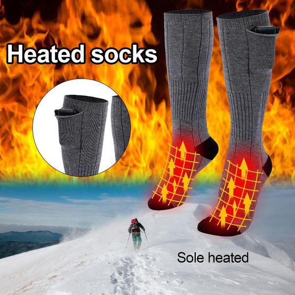 smart heating sports socks winter long tube electric thickened outdoor activities keep warm, Black
smart heating sports socks winter long tube electric thickened outdoor activities keep warm, Black