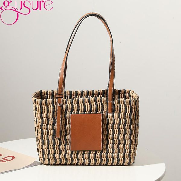 evening bags gusure casual striped basket straw shopping rattan woven women shoulder wicker handbags summer beach large tote purses
evening bags gusure casual striped basket straw shopping rattan woven women shoulder wicker handbags summer beach large tote purses