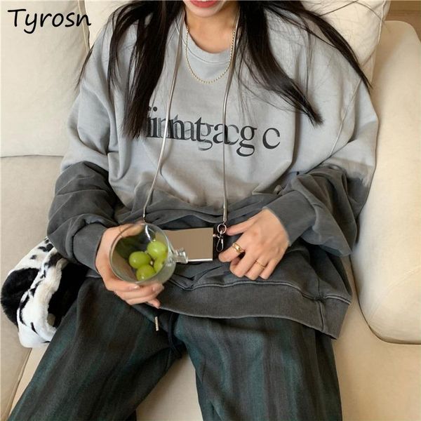 women's hoodies & sweatshirts tie dye women design gray baggy hip hop streetwear harajuku o-neck long sleeve teens bf vintage letter, Black
women's hoodies & sweatshirts tie dye women design gray baggy hip hop streetwear harajuku o-neck long sleeve teens bf vintage letter, Black