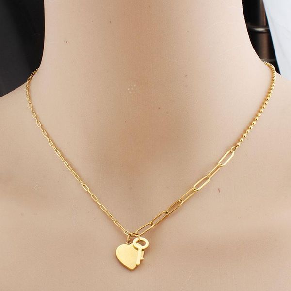 key pendant necklace women's gold color short temperament fashion jewelry wholesale chains, Silver
key pendant necklace women's gold color short temperament fashion jewelry wholesale chains, Silver