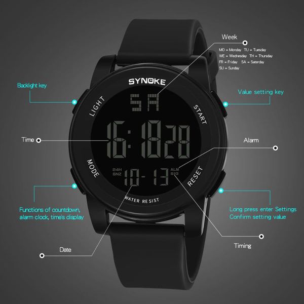 wristwatches 2021 fashion men's led waterproof digital sport outdoor watch for men watches montre homme, Slivery;brown
wristwatches 2021 fashion men's led waterproof digital sport outdoor watch for men watches montre homme, Slivery;brown