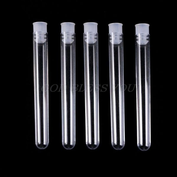 lab supplies 50pcs/pack 12x100mm transparent laboratory clear plastic test tubes vials with push caps school drop
lab supplies 50pcs/pack 12x100mm transparent laboratory clear plastic test tubes vials with push caps school drop