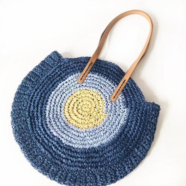 evening bags female's straw woven bag round fashion portable reusable home storage
evening bags female's straw woven bag round fashion portable reusable home storage