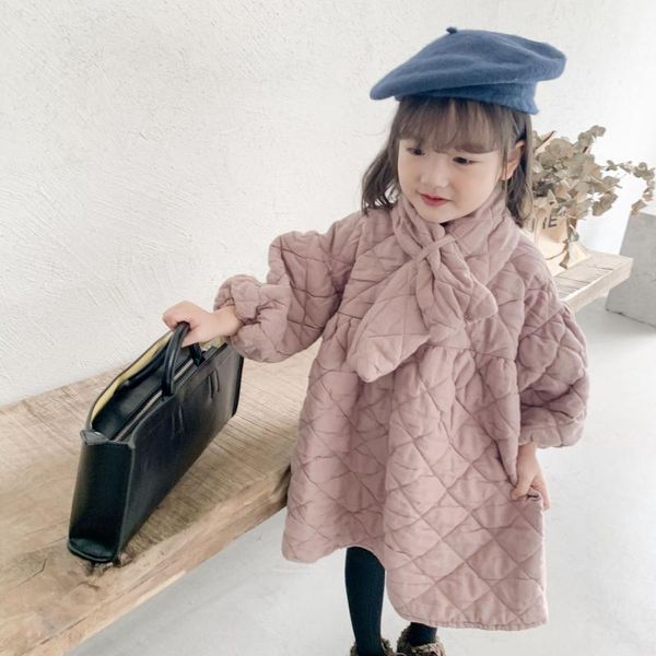 girl's dresses kids 2021 baby girls cotton padded pink colour autumn warm dress size 90-140, Red;yellow
girl's dresses kids 2021 baby girls cotton padded pink colour autumn warm dress size 90-140, Red;yellow