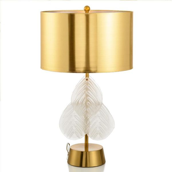 table lamps american lamp bedroom creative personality simple postmodern light luxury style golden bedside crystal leaves
table lamps american lamp bedroom creative personality simple postmodern light luxury style golden bedside crystal leaves