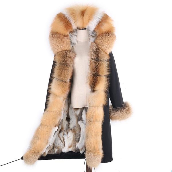 women's fur & faux x-long waterproof parka 7xl natural raccoon collar hood real liner coat winter jacket women detachable, Black
women's fur & faux x-long waterproof parka 7xl natural raccoon collar hood real liner coat winter jacket women detachable, Black