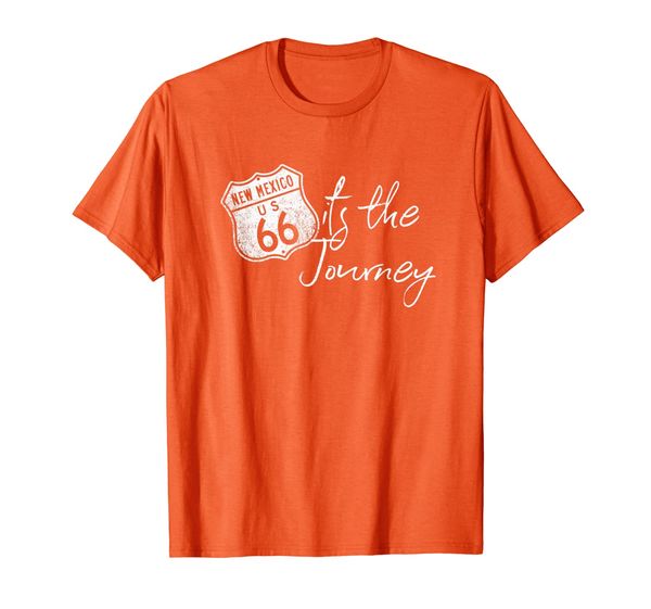 route 66 new mexico highway sign it's the journey souvenir t-shirt, White;black
route 66 new mexico highway sign it's the journey souvenir t-shirt, White;black