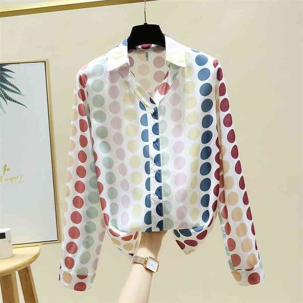 autumn fashion office ladies turn down collar long sleeves dot chiffon shirt women's casual blouse shirts a4428 210519, White
autumn fashion office ladies turn down collar long sleeves dot chiffon shirt women's casual blouse shirts a4428 210519, White