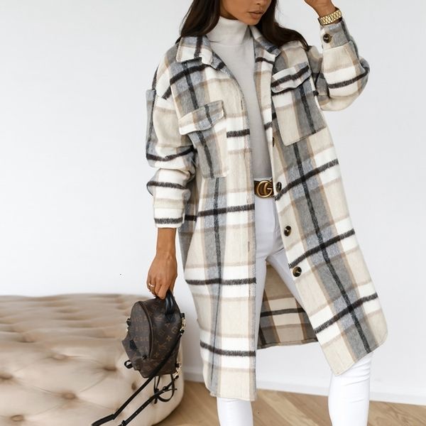 women's trench coats women spring striped long woolen coat casual warm sleeve plaid jacket autumn female chic turn-down collar loo, Tan;black
women's trench coats women spring striped long woolen coat casual warm sleeve plaid jacket autumn female chic turn-down collar loo, Tan;black