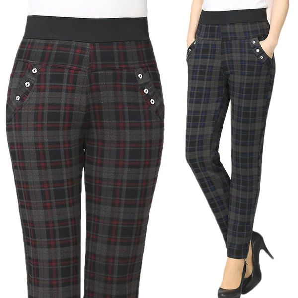 women's pants & capris winter plus velvet elastic high waist casual autumn trousers 2021 lattice middle-aged straight, Black;white
women's pants & capris winter plus velvet elastic high waist casual autumn trousers 2021 lattice middle-aged straight, Black;white
