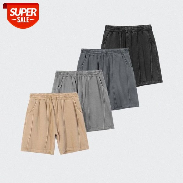 ins street personality parallel bars stitching wash water to make old retro men's shorts casual five-point pants #dt00, Black
ins street personality parallel bars stitching wash water to make old retro men's shorts casual five-point pants #dt00, Black