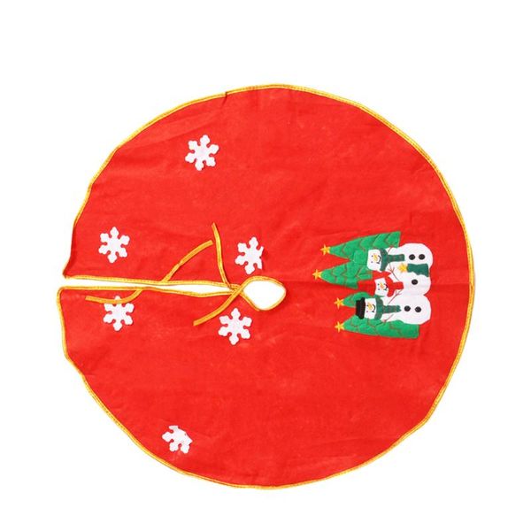 christmas decorations tree skirt creative snowman pattern cloth round shape base apron wrap for party home 
christmas decorations tree skirt creative snowman pattern cloth round shape base apron wrap for party home