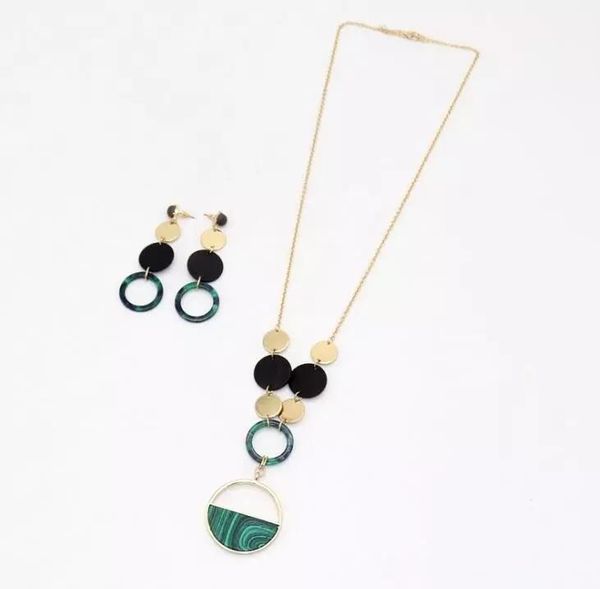 design jewelry acetate version copper malachite wood necklace for women chains, Silver
design jewelry acetate version copper malachite wood necklace for women chains, Silver