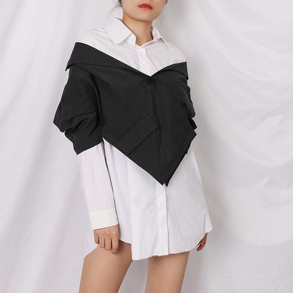 blouses casual patchwork hit color shirt for women lapel long sleeve korean blouse female fashion spring clothing 2021, White
blouses casual patchwork hit color shirt for women lapel long sleeve korean blouse female fashion spring clothing 2021, White