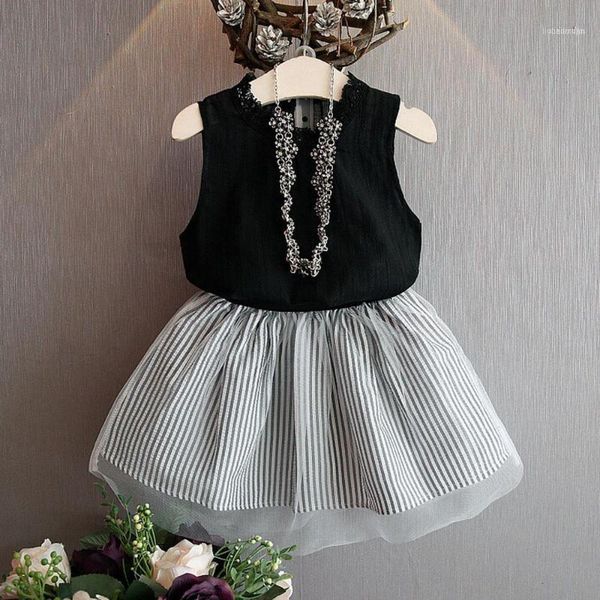 skirts @2-7t 2pcs t-shirt+stripe short skirt set baby kid girl sleeveless blouse clothing tutu for girls princess wedding party t#11, Blue
skirts @2-7t 2pcs t-shirt+stripe short skirt set baby kid girl sleeveless blouse clothing tutu for girls princess wedding party t#11, Blue