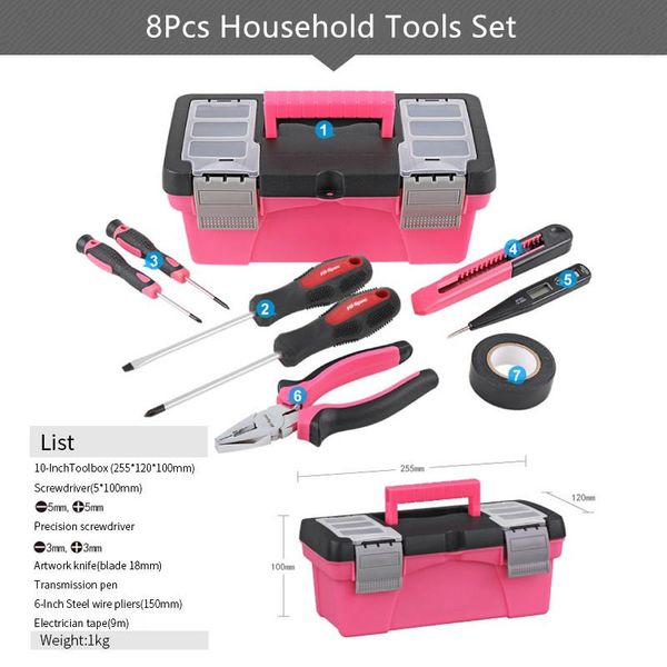 professional hand tool sets moyotec pink household set diy tools case repair kit box with hard storage for gifts
professional hand tool sets moyotec pink household set diy tools case repair kit box with hard storage for gifts