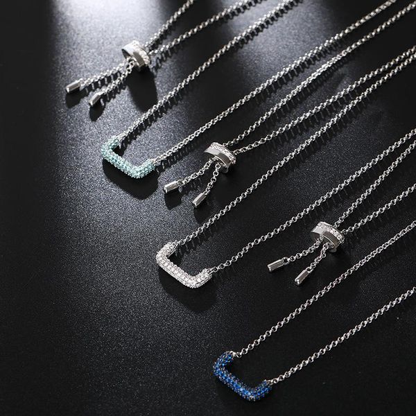 pendant necklaces multi color square clavicle chain geometric necklace for women luxury simple girls collares zk30, Silver
pendant necklaces multi color square clavicle chain geometric necklace for women luxury simple girls collares zk30, Silver