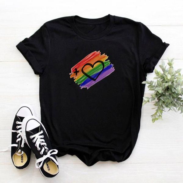 women's t-shirt watercolor heart shaped print women tee o-neck short sleeve camiseta mujer aesthetic graphic t shirt harajuku clothes, White
women's t-shirt watercolor heart shaped print women tee o-neck short sleeve camiseta mujer aesthetic graphic t shirt harajuku clothes, White