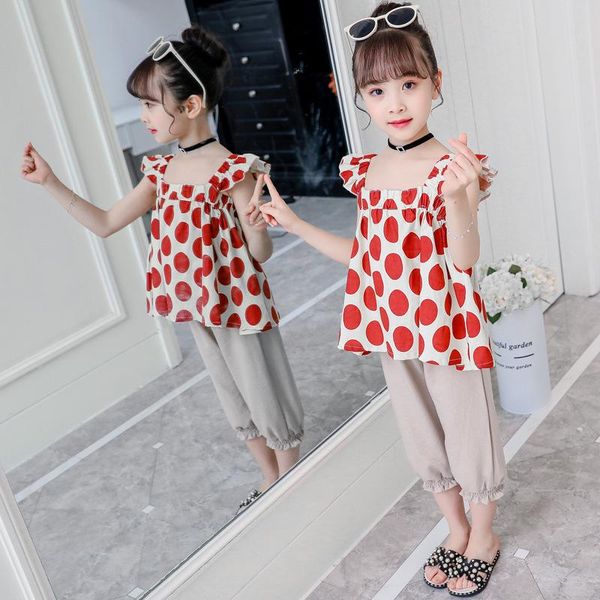 clothing sets keaiyouhuo polka dot pattern clothes 2021 teenager baby kids suits for girls sleeveless pants 2pcs 3-12y, White
clothing sets keaiyouhuo polka dot pattern clothes 2021 teenager baby kids suits for girls sleeveless pants 2pcs 3-12y, White