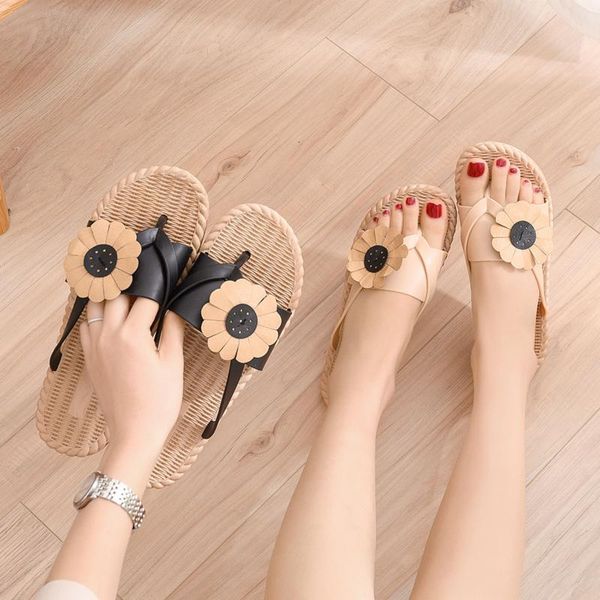 slippers fashipn women summer weave flowers non-slip bottom 's shoes flip flops sandals chaussure femme chanclas mujer, Black
slippers fashipn women summer weave flowers non-slip bottom 's shoes flip flops sandals chaussure femme chanclas mujer, Black
