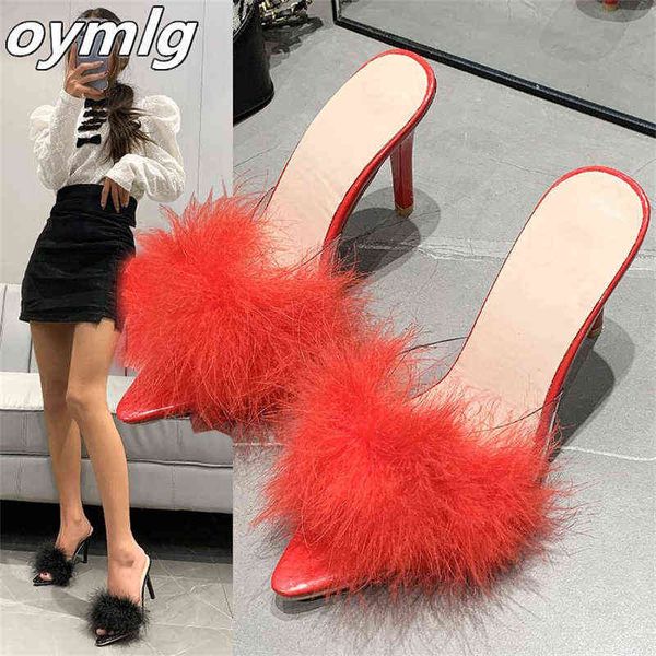 slippers new large size stiletto sandals and women s hairy pointed toe half open set foot fashion drag 220304, Black
slippers new large size stiletto sandals and women s hairy pointed toe half open set foot fashion drag 220304, Black